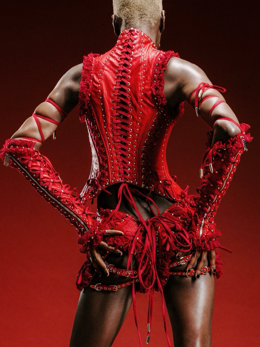 MMS 'Garden of Edith' HIGH COLLAR CORSET