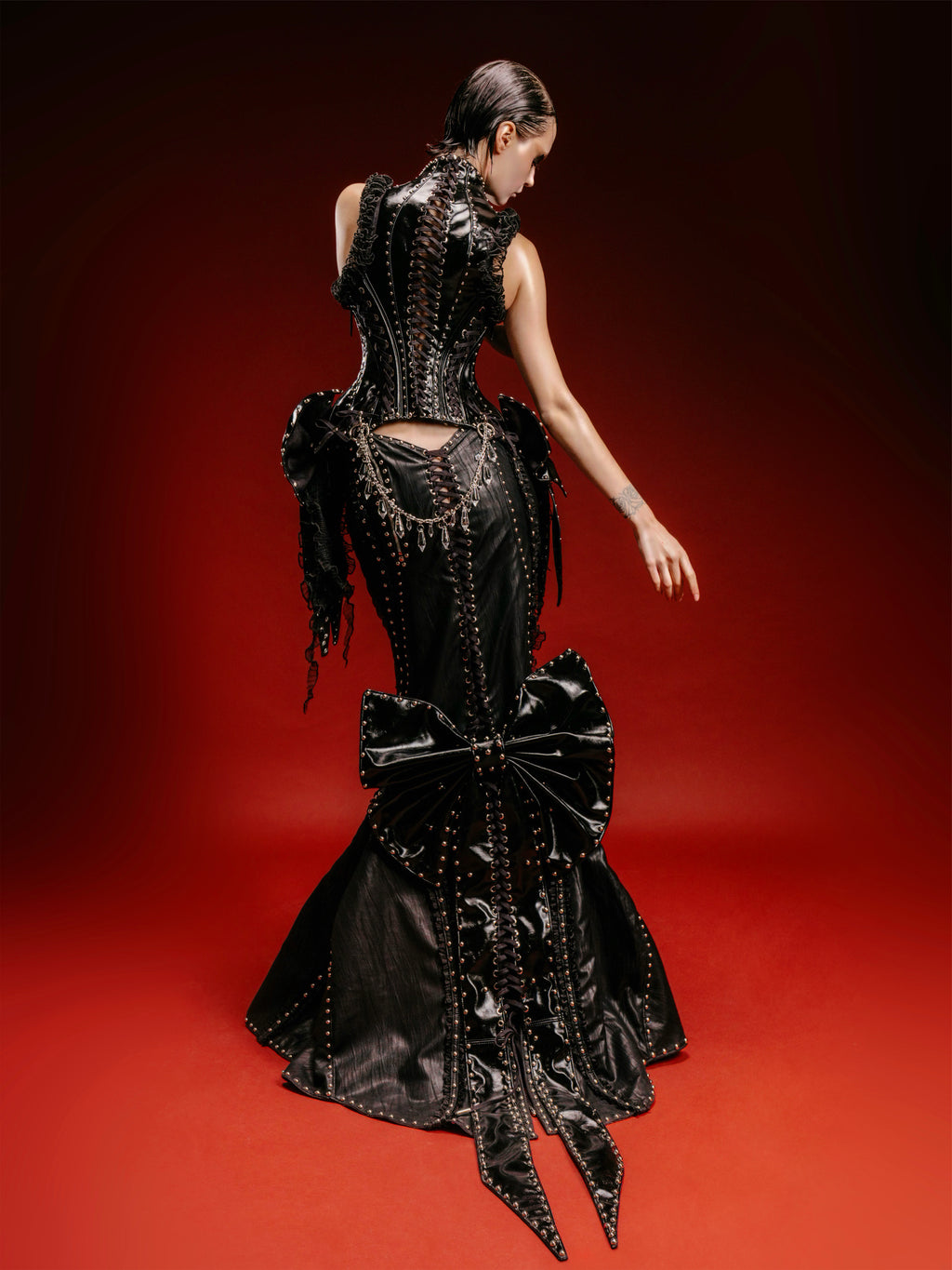 MMS 'The Shattered Hour' HIGH COLLAR CEREMONIAL CORSET