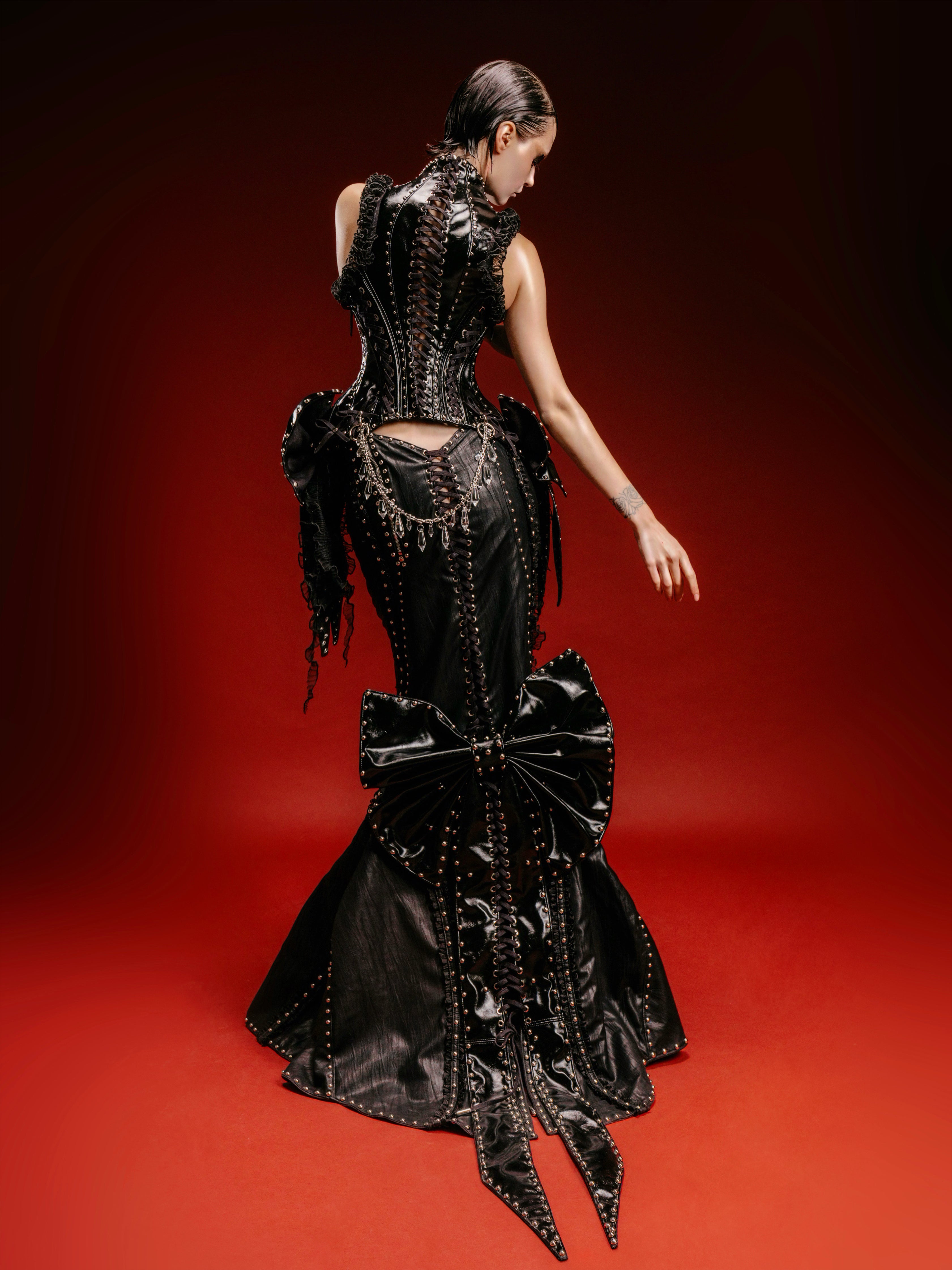 MMS 'The Shattered Hour' HIGH COLLAR CEREMONIAL CORSET