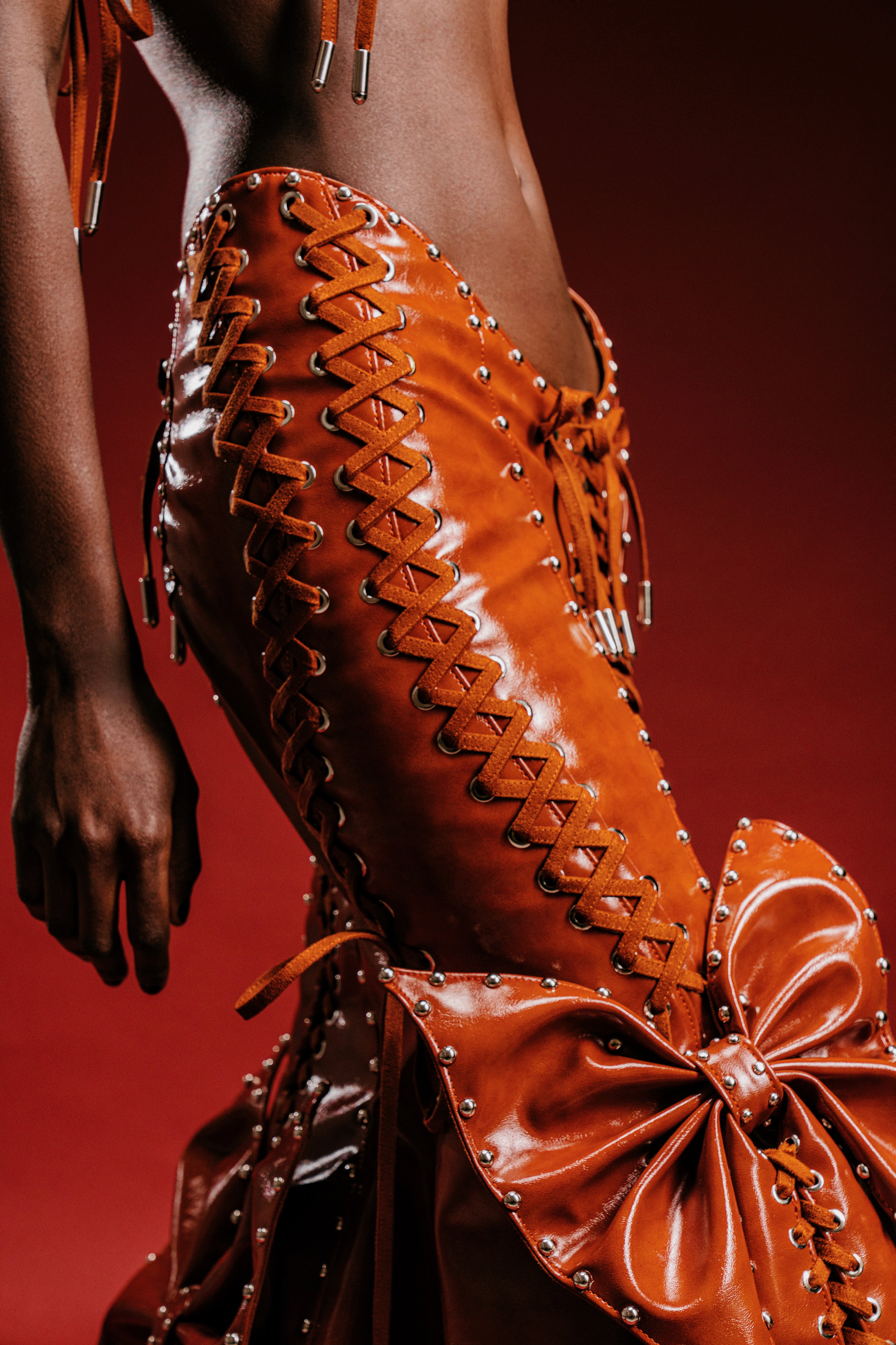 MMS ’of lace, of blood’ BUSTLE BOW SKIRT