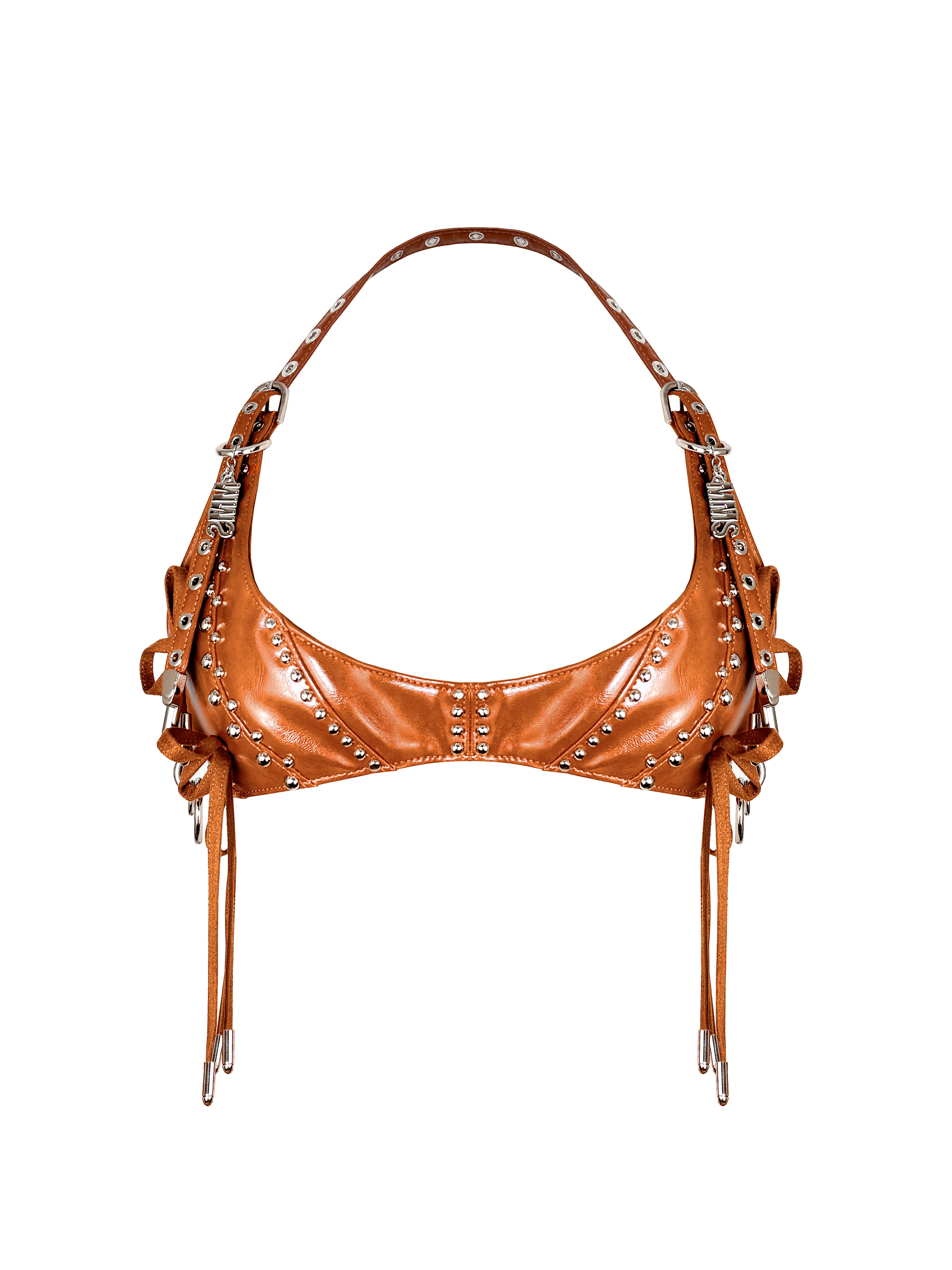 MMS 'of lace, of blood' STUDDED HALTER BRA
