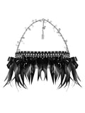 MMS 'The Hollow Kiss' STUDDED RIBBON BELT TOP