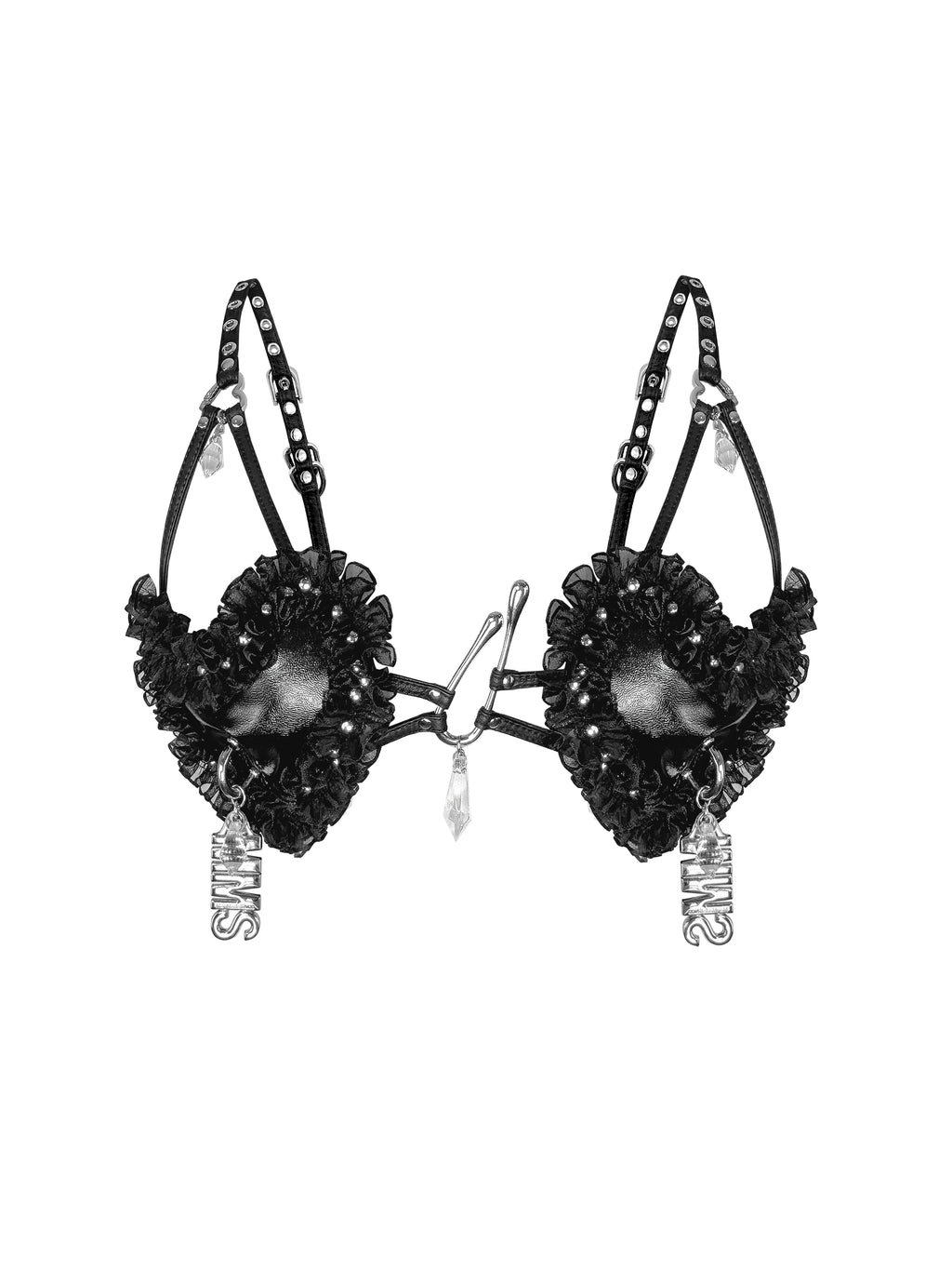 MMS 'The Bride of Darkness' RUFFLED HEART BRA