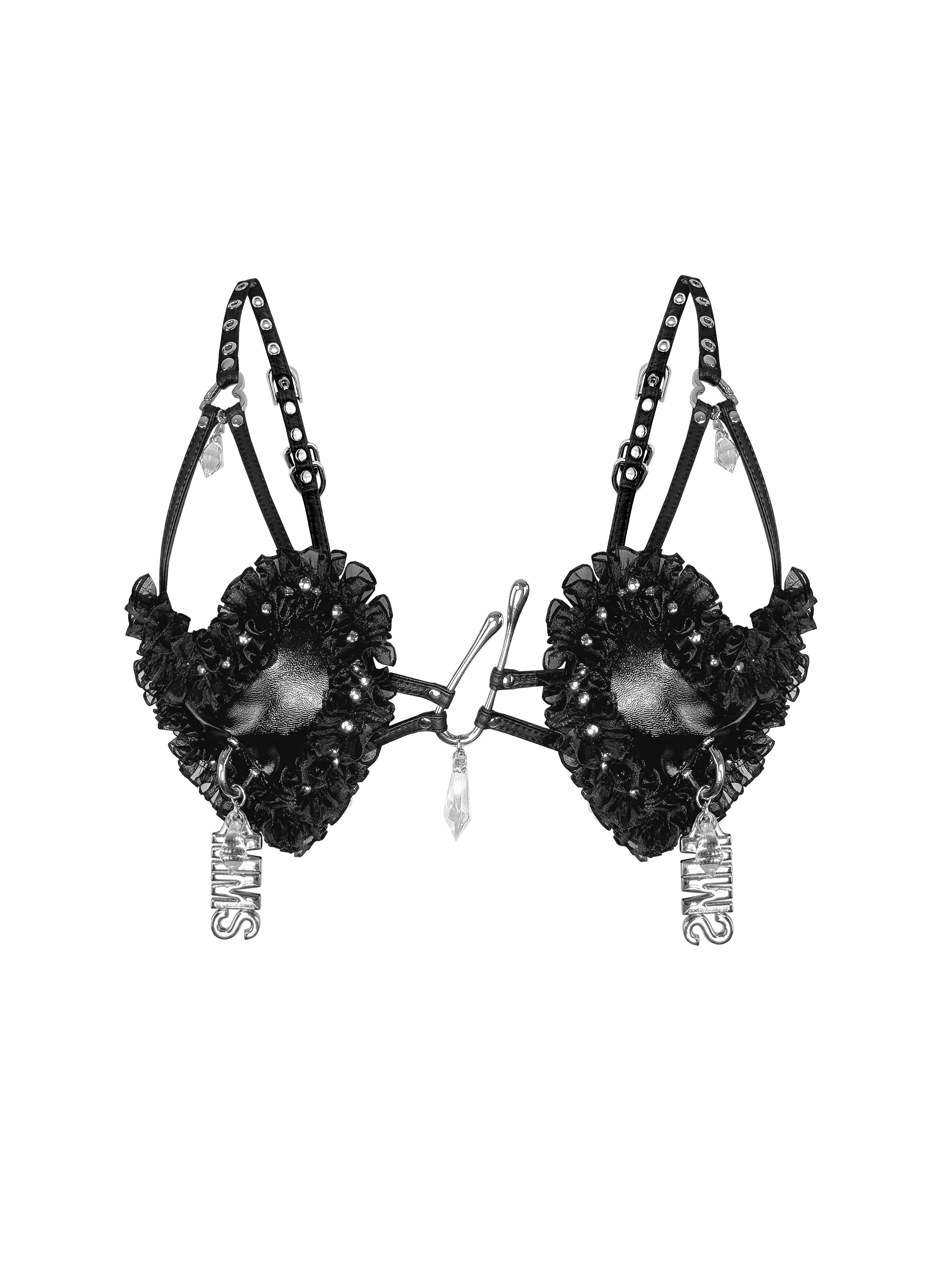 MMS 'The Bride of Darkness' RUFFLED HEART BRA