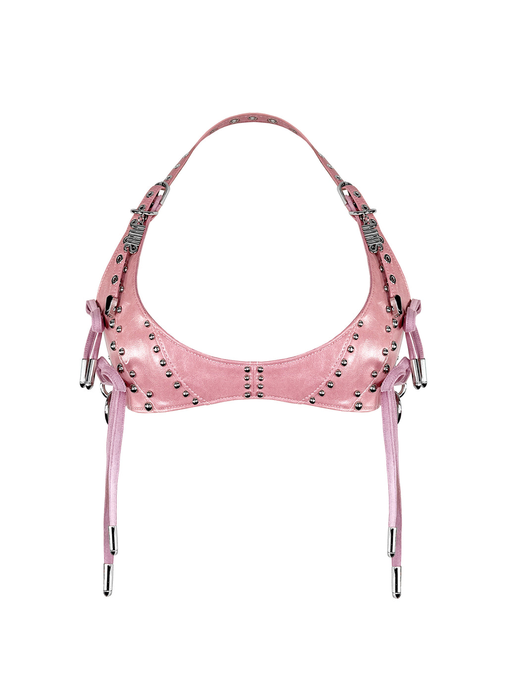 MMS 'of rose, of dust' STUDDED HALTER BRA