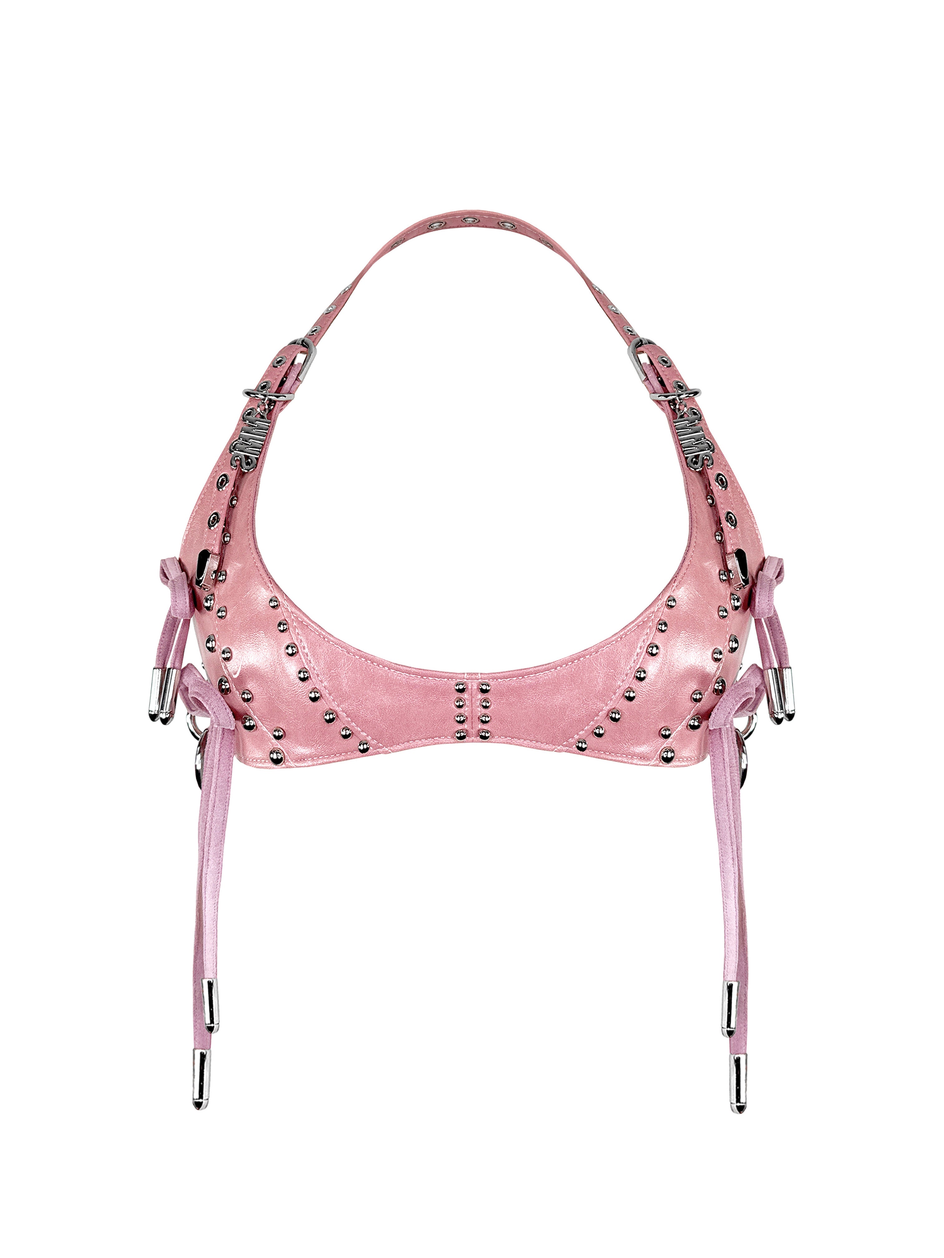 MMS 'of rose, of dust' STUDDED HALTER BRA