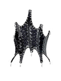 MMS 'The Hollow Kiss' ASYMMETRICAL LACE UP CORSET