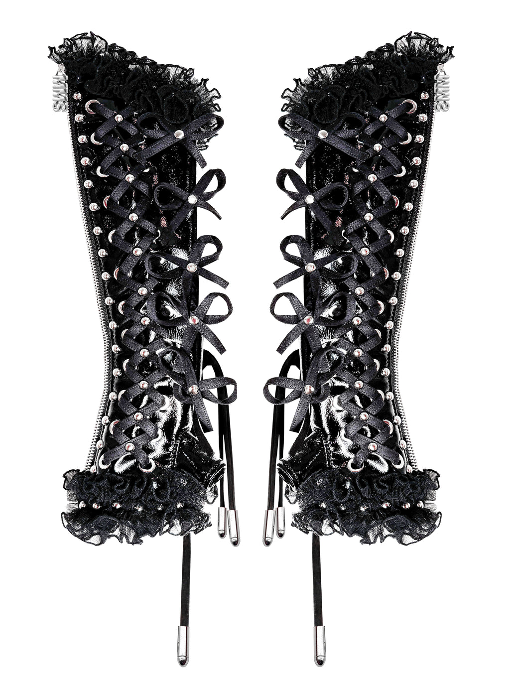 MMS 'The Shattered Hour' LACED FINGERLESS GLOVES