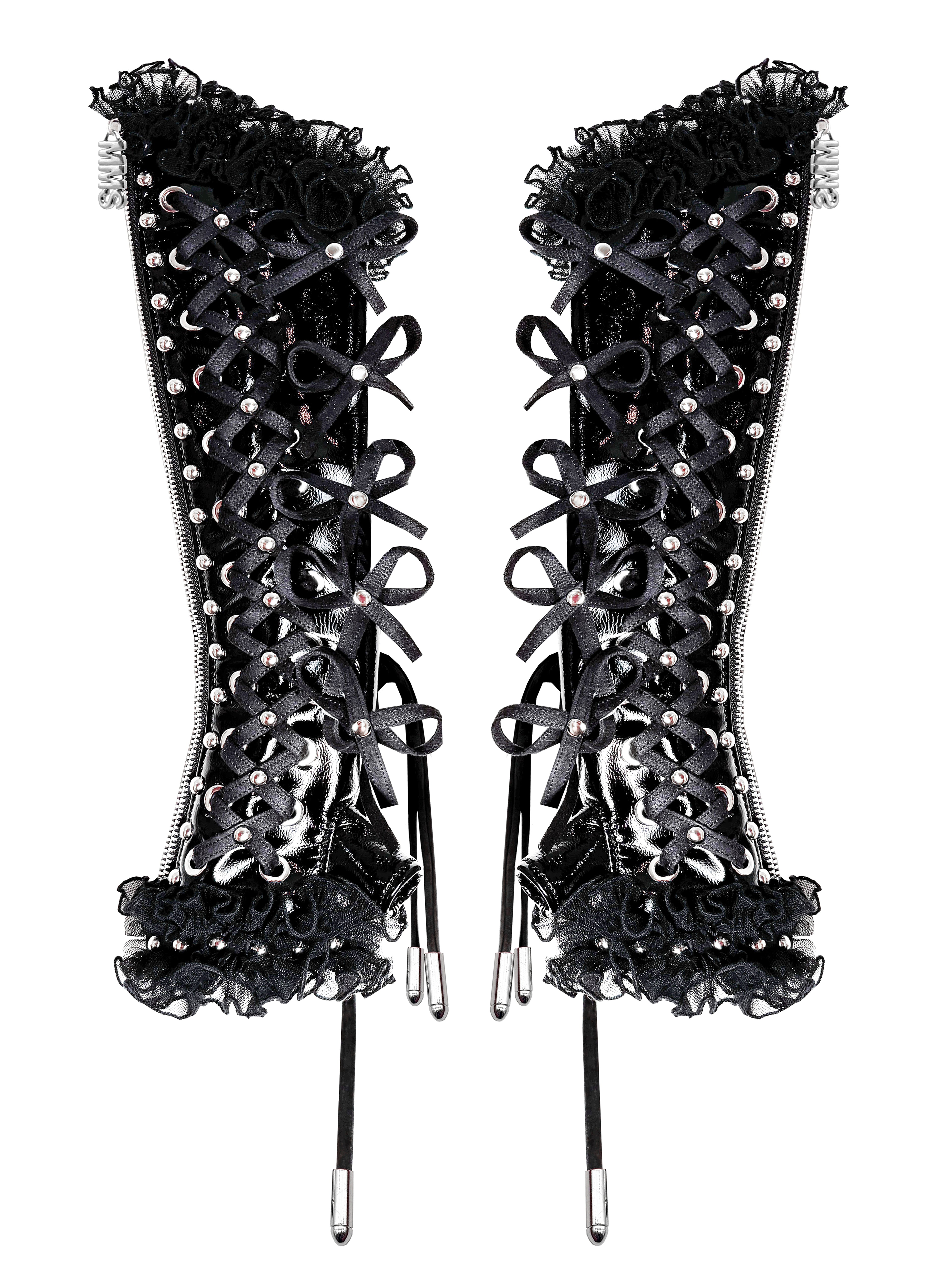 MMS 'The Shattered Hour' LACED FINGERLESS GLOVES