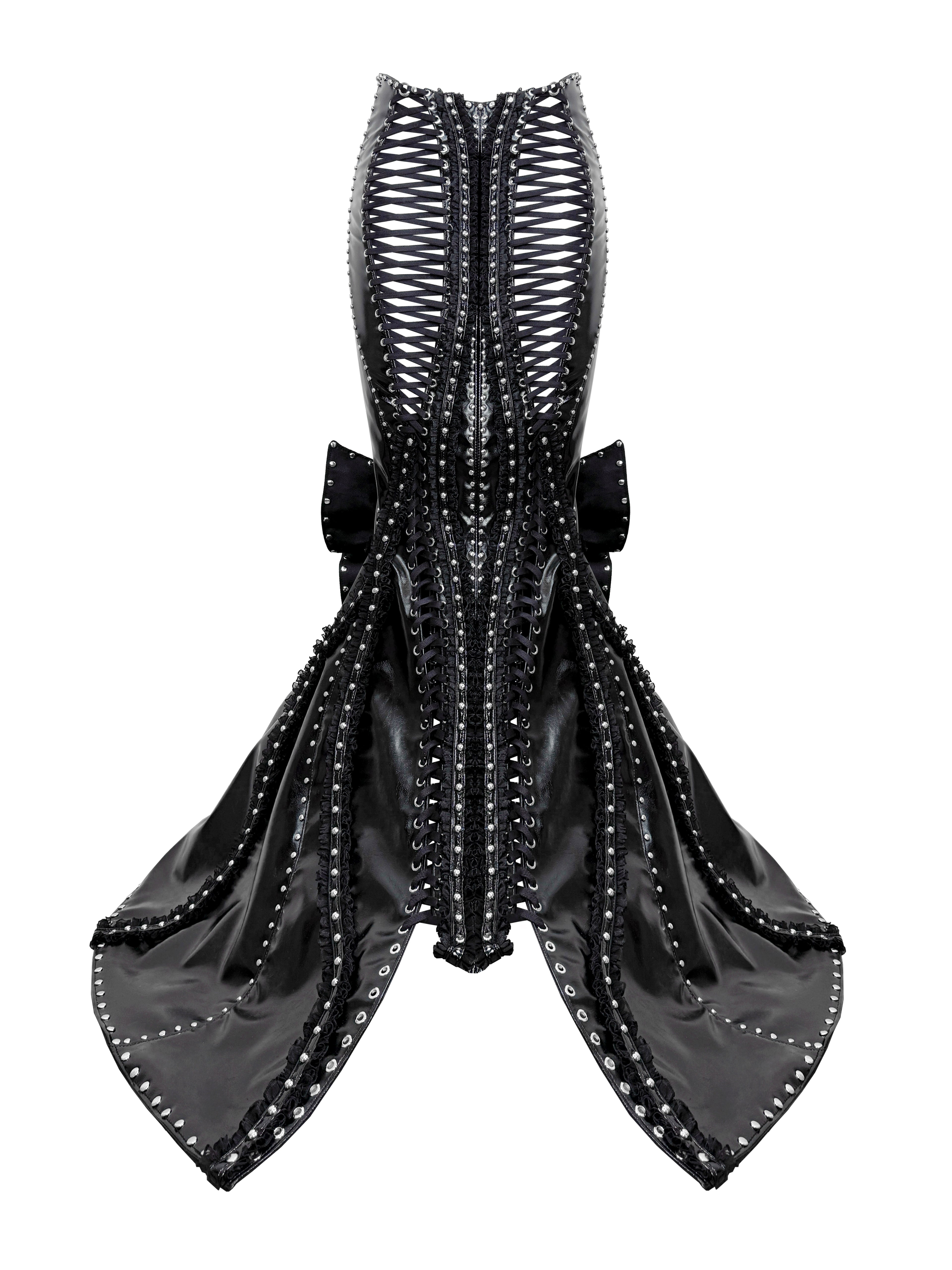 MMS 'Bride of Darkness' MERMAID CEREMONIAL LONG SKIRT