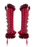 MMS 'Garden of Edith' LACED FINGERLESS GLOVES