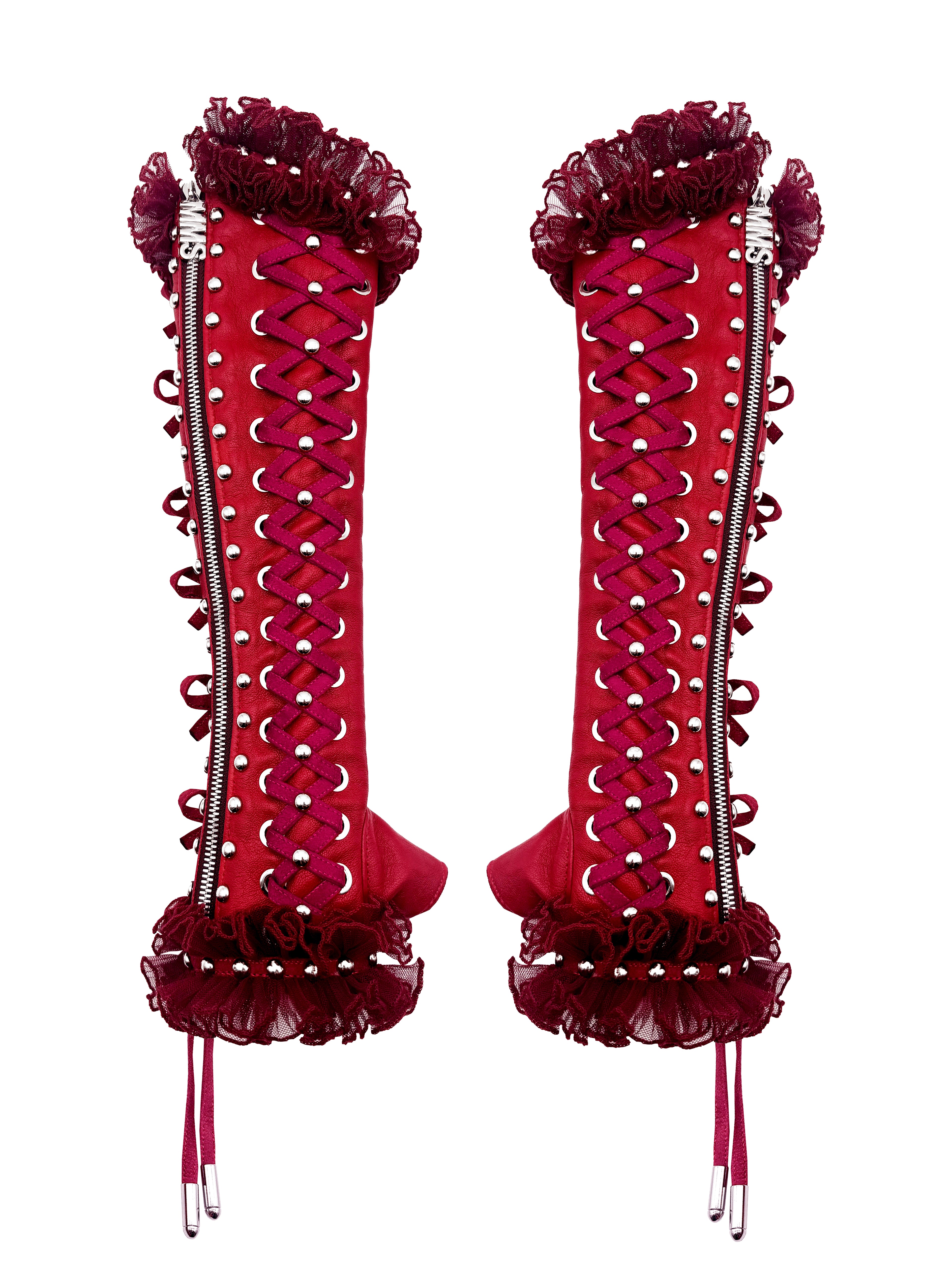 MMS 'Garden of Edith' LACED FINGERLESS GLOVES