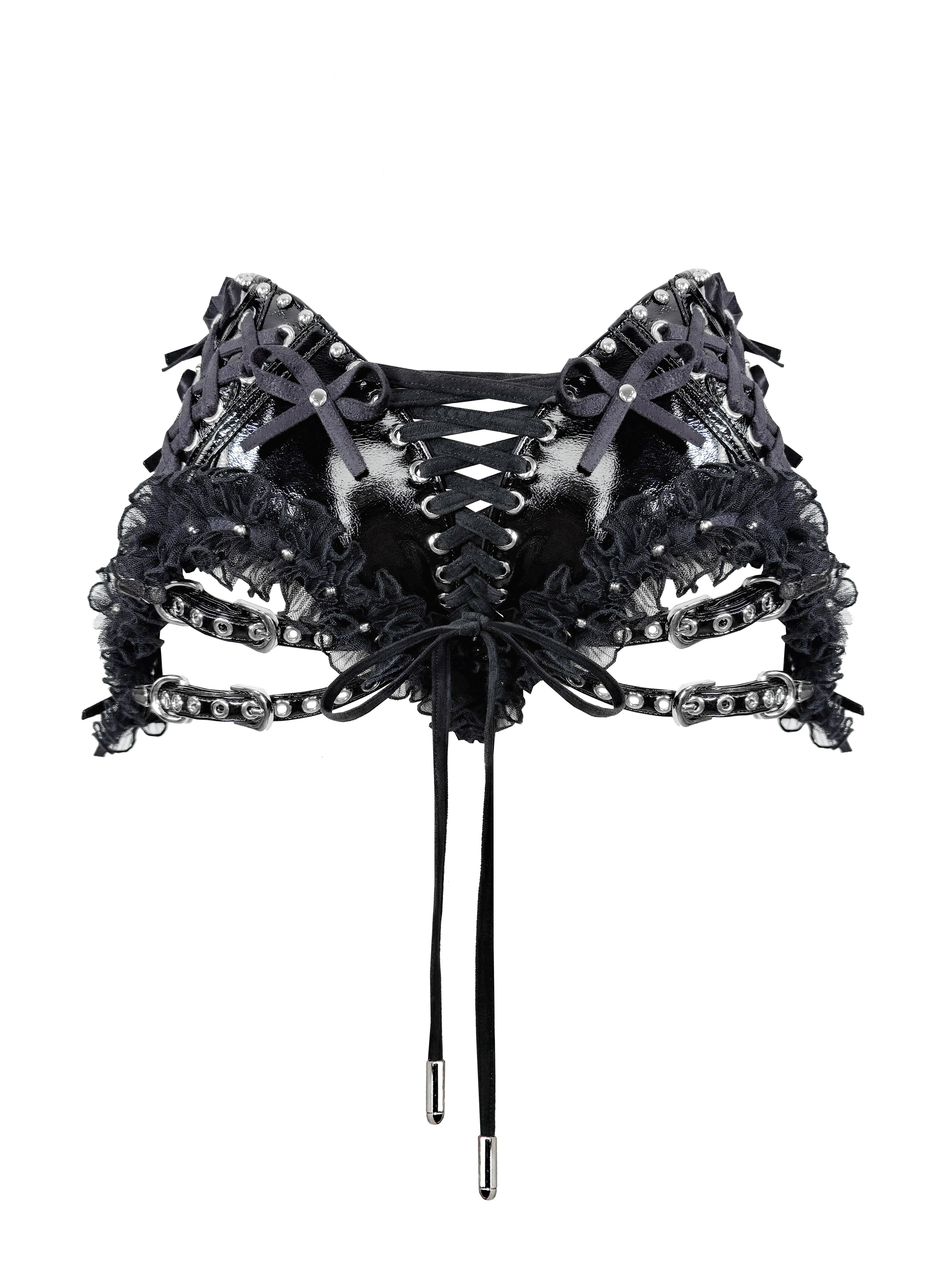 MMS 'The Shattered Hour' LACED MICRO SHORTS