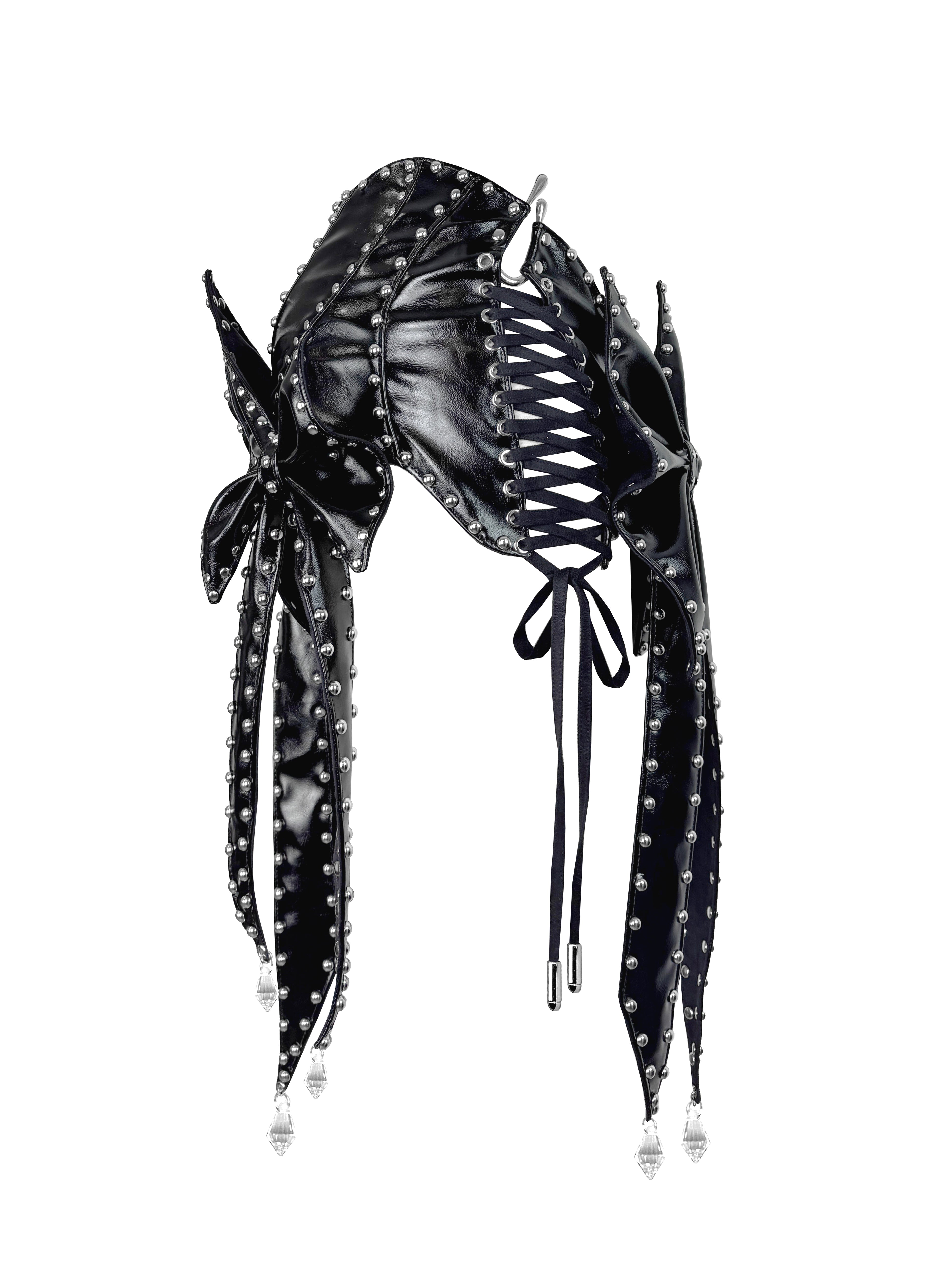 MMS ‘The Hollow Kiss’ LACED BOW MINI SKIRT