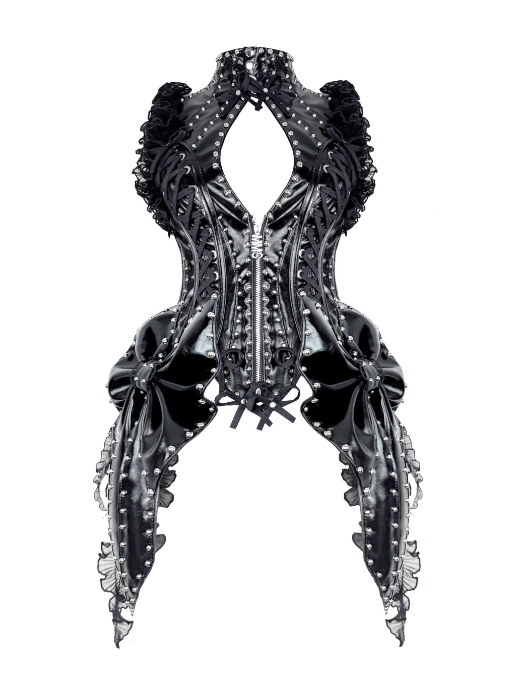 MMS 'The Shattered Hour' HIGH COLLAR CEREMONIAL CORSET