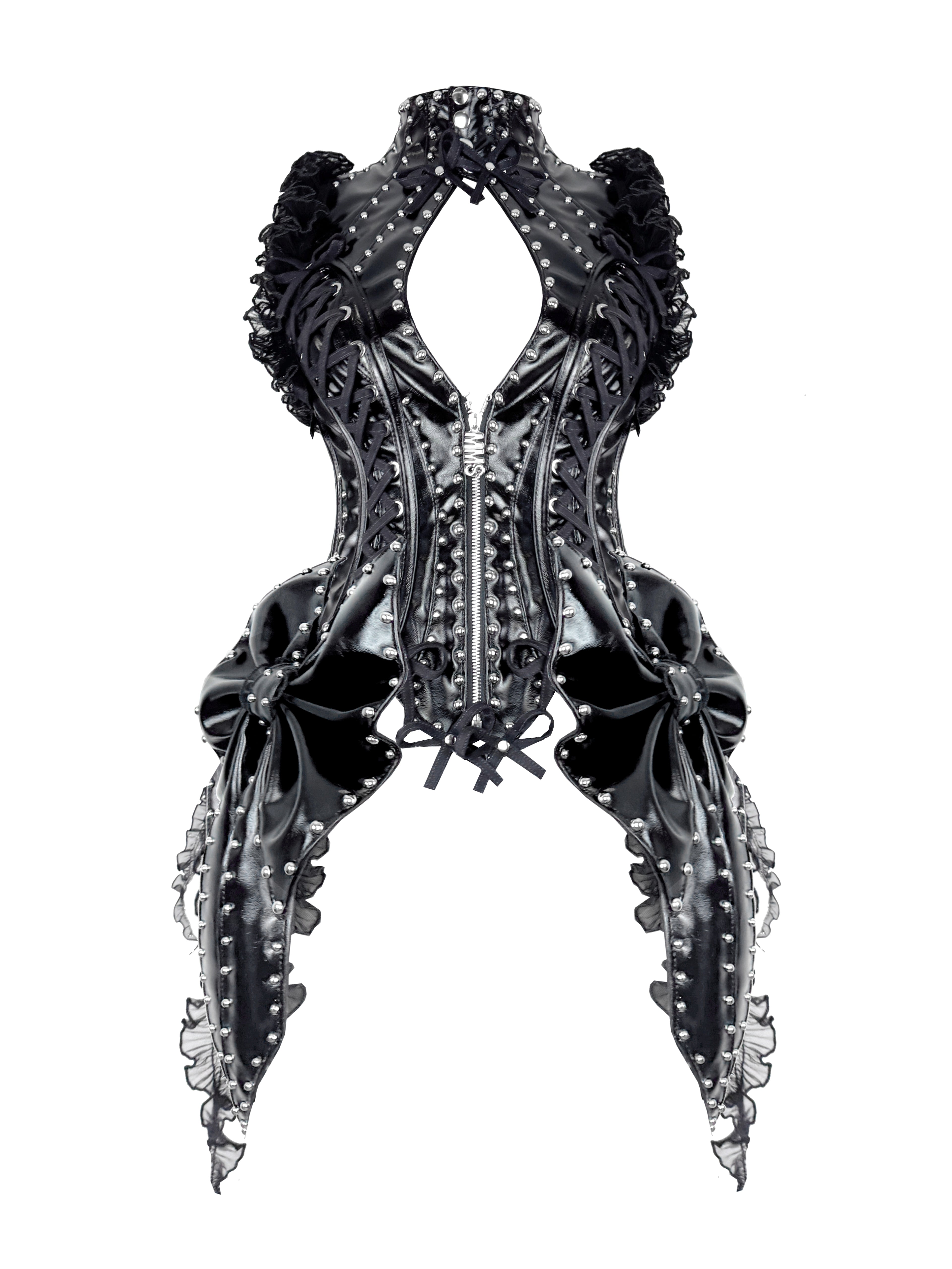 MMS 'The Shattered Hour' HIGH COLLAR CEREMONIAL CORSET